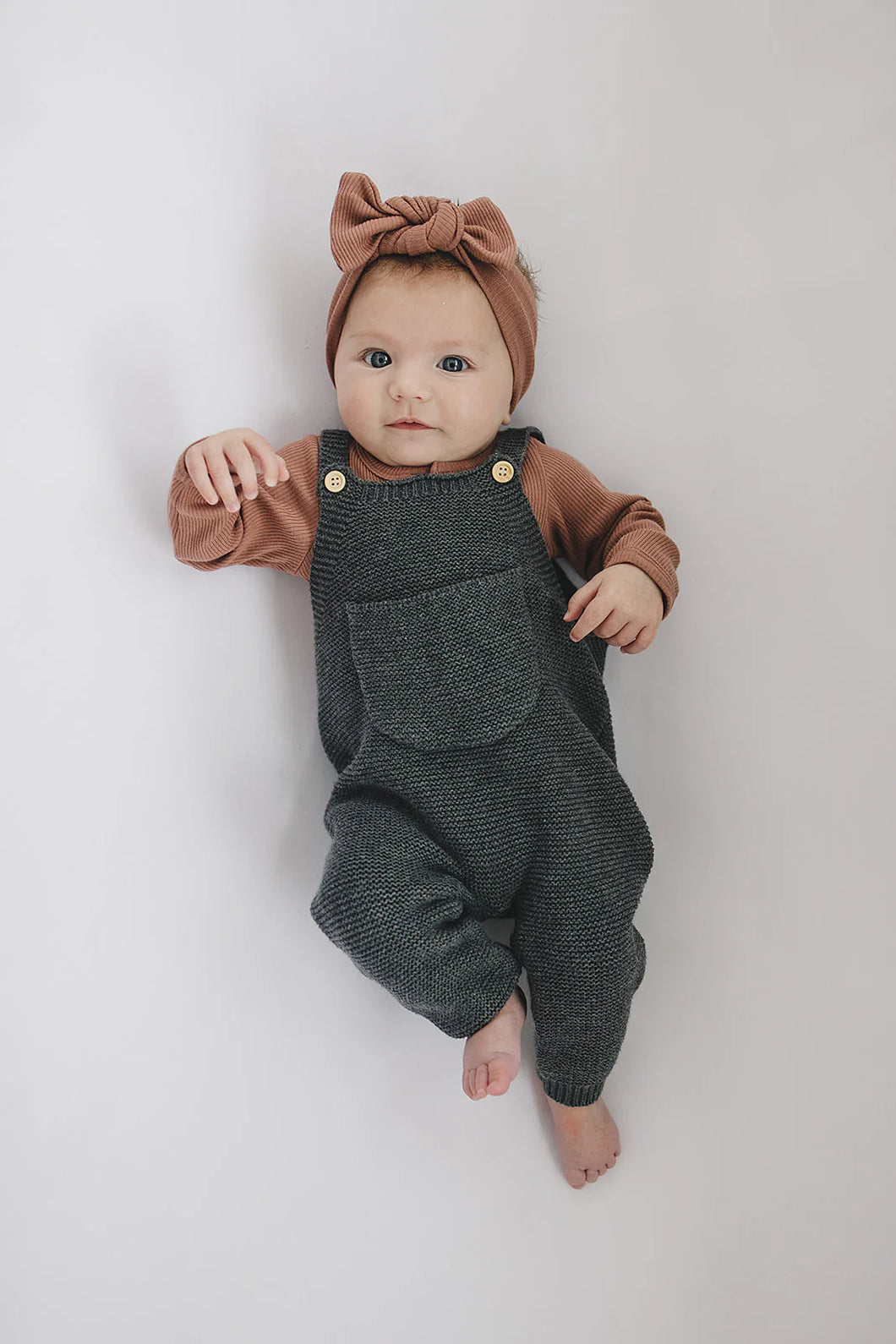 Knit Pocket Overalls