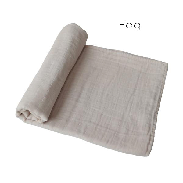 Organic Cotton Muslin Swaddle Blanket